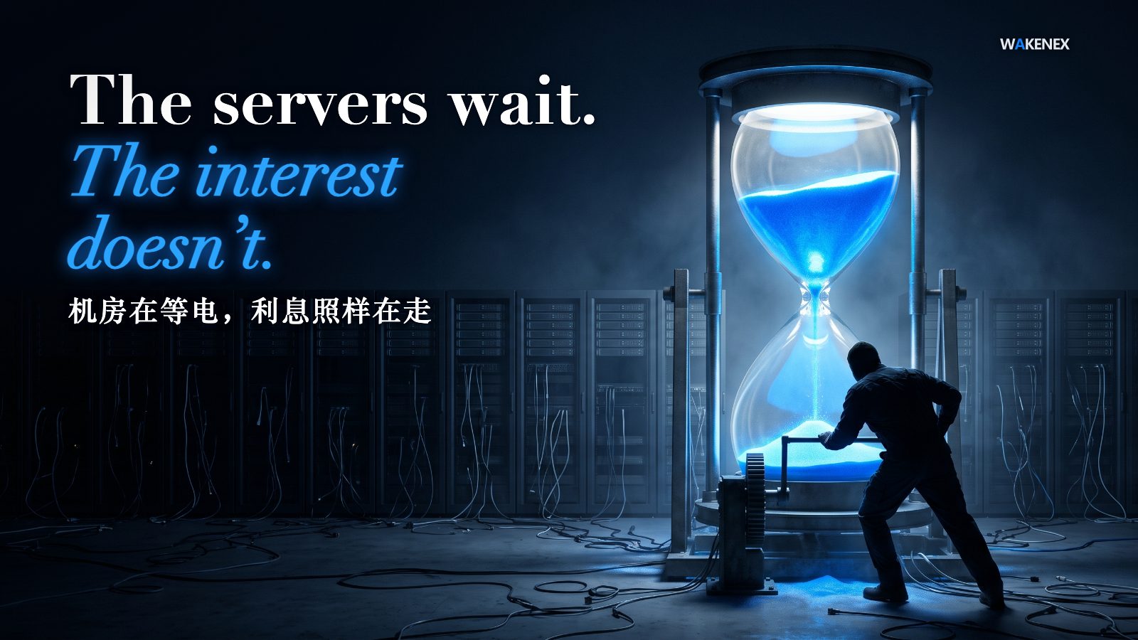 The data hall waits for power. The interest keeps running.